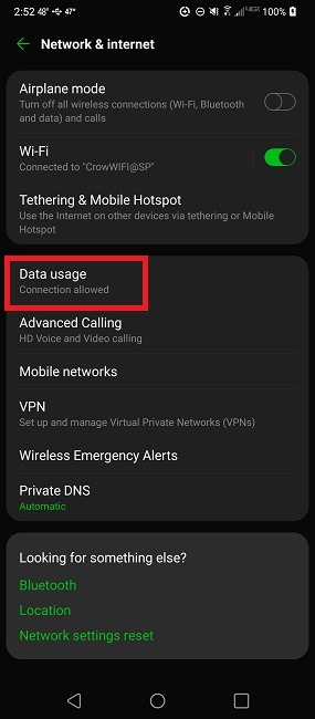 Cómo configurar una conexión Wi-Fi medida en datos de Android