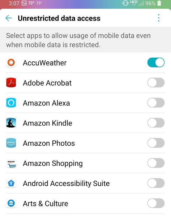 Cómo usar Data Saver en aplicaciones Android sin restricciones