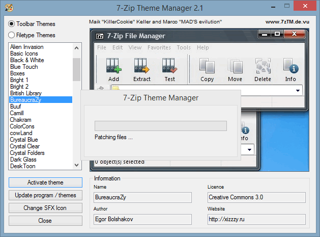 ArcTheme-7ZIP-PatchingFiles