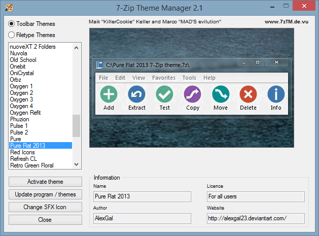 ArcTheme-7ZIP-TM Personalizado