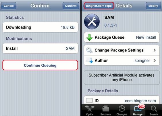 hactivate-cydia-queue-sam-instalación