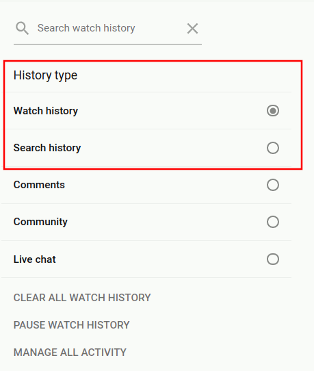 YouTube-history-desktop-radio-buttons