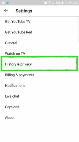 youtube-historia-movil-historia-privacidad