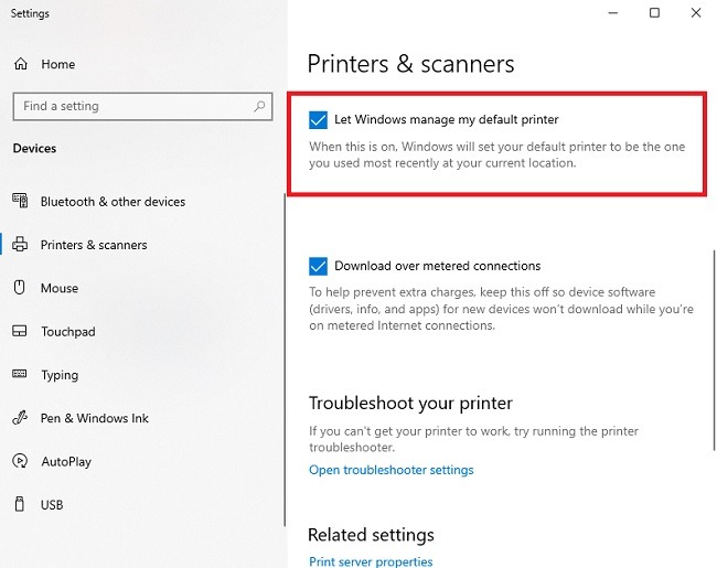 Cómo configurar una impresora predeterminada de Windows 10 Windows