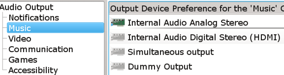 Configuración multimedia de KDE