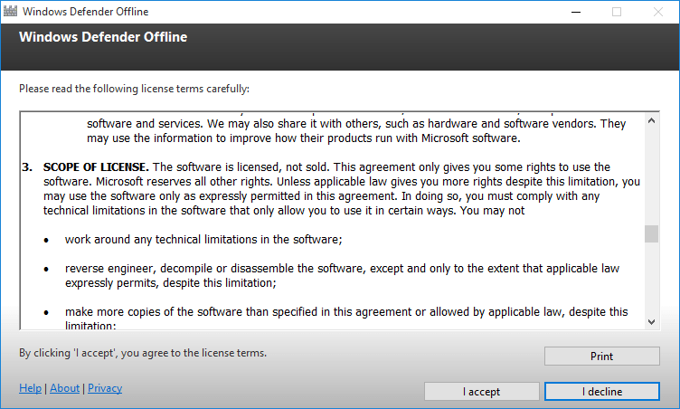 windows-defender-offline-acuerdo-términos