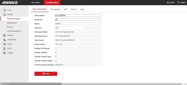 Configuración de revisión de la cámara de seguridad Annke C500 Poe