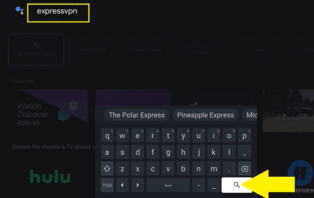 Búsqueda de ExpressVpn de Google Tv