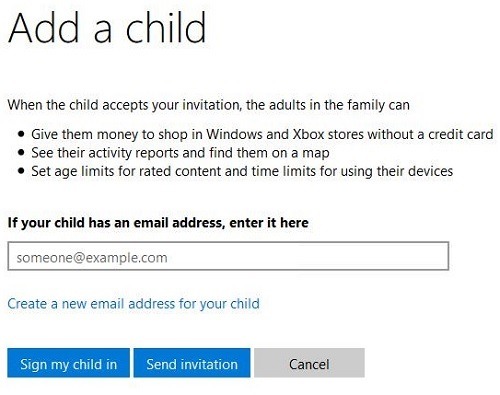 Cómo limitar el tiempo de pantalla en Windows Add A Child