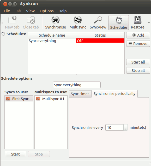 Synkron-programador-opción