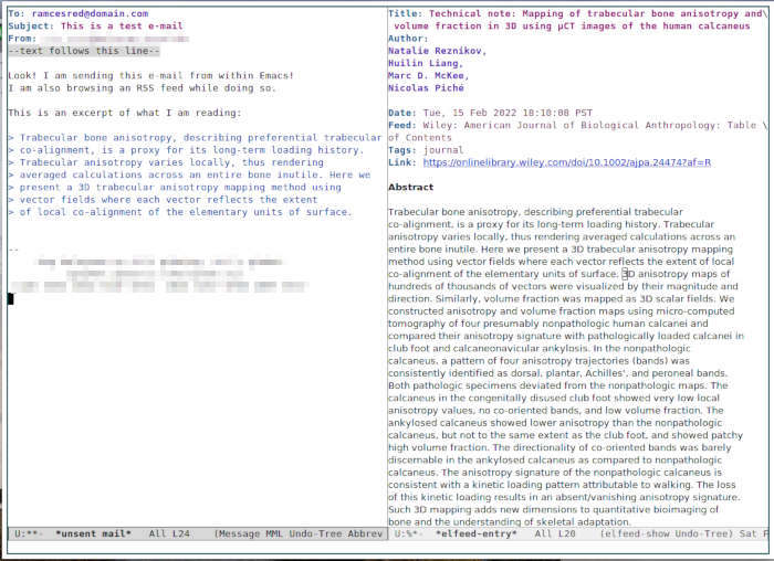 Emacs Rss 04 Correo electrónico de Emacs Rss