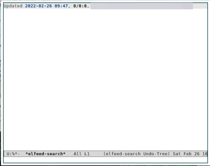 Emacs Rss 06 Elfeed Limpiar