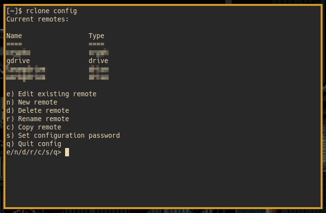 Configuración de Rclone Crypt 2