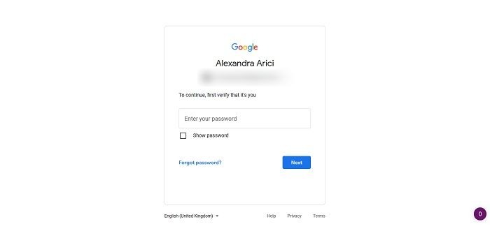 Instalar aplicaciones de forma remota Autenticación de Android Cuenta de Google