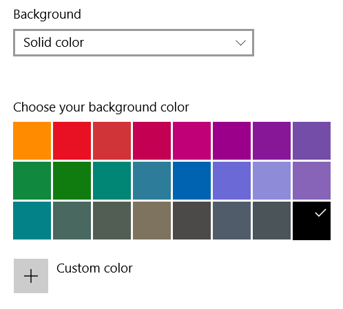 Windows-10-temas-personalizados-fondo-color-sólido