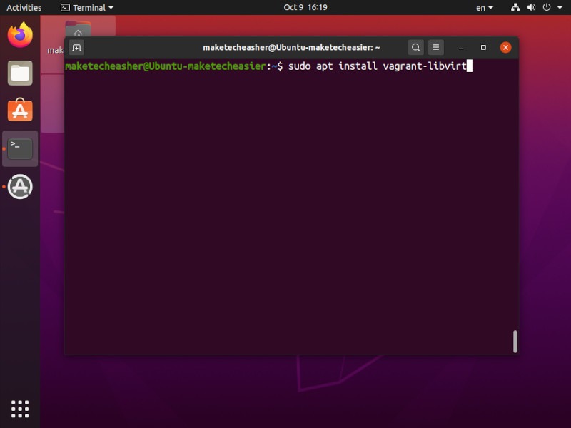 Vagrant Linux Apt Instalar Vagrant Libvirt