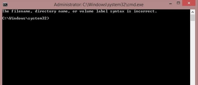 How to Launch Administrator Command Prompt in Windows 8 File Explorer