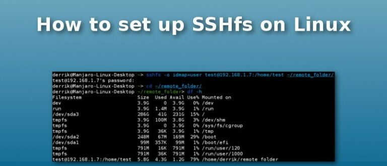 Cómo usar SSHFS para montar un sistema de archivos remoto en Linux