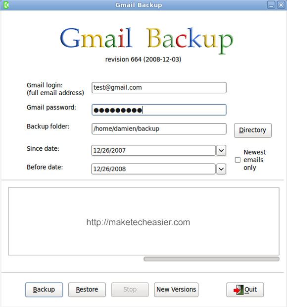 copia de seguridad de gmail