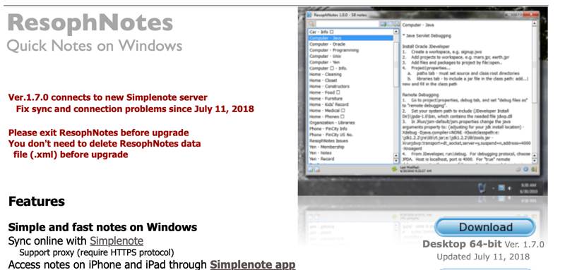 Las mejores aplicaciones para tomar notas de texto sin formato en todas las plataformas Resophnotes