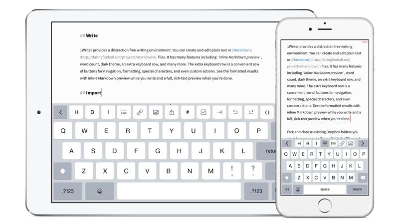 Las mejores aplicaciones para tomar notas de texto sin formato en todas las plataformas 1writer