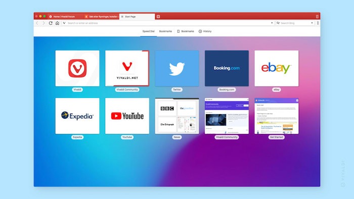 Cuatro alternativas a Safari Mac Vivaldi