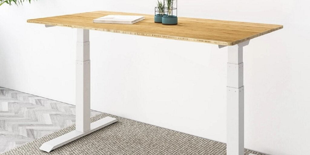 Flexispot Kana Bamboo Standing Desk Review Featured