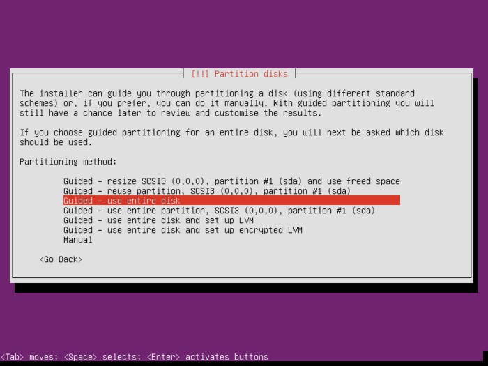 lychee-ubuntu-server-partition-layout-guided