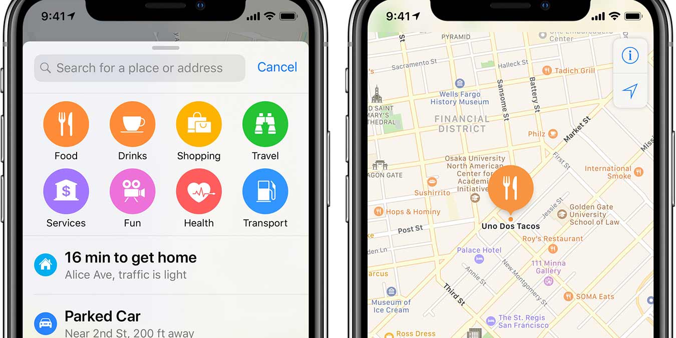 Mapas De Apple Vs Mapas De Google Mapas De Apple Iphone