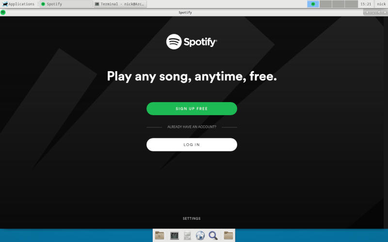 Spotify en Arch Linux