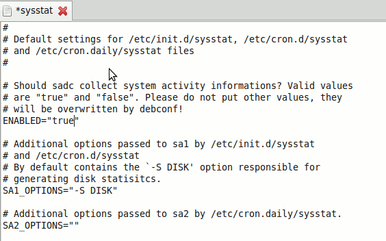 sysstat-habilitar-registro