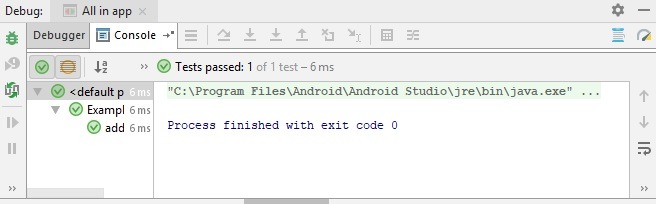 Aplicación de depuración en Android Studio