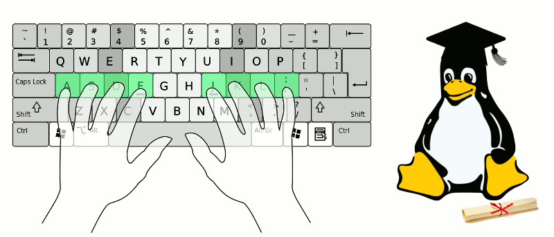 Learn with Linux: Learning to Type