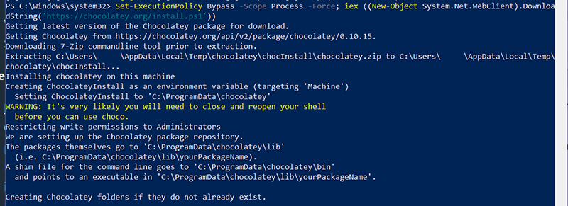 Chocolatey Instalar Powershell 2 Instalar