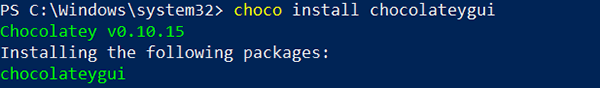 Chocolatey Gui Instalar 3 Powershell