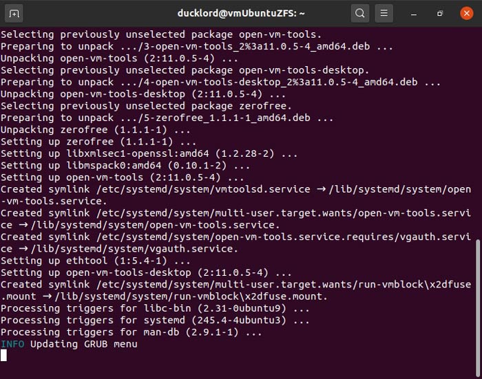 Easy Ubuntu 20 04 Zfs Instantáneas Enlaces simbólicos y Grub