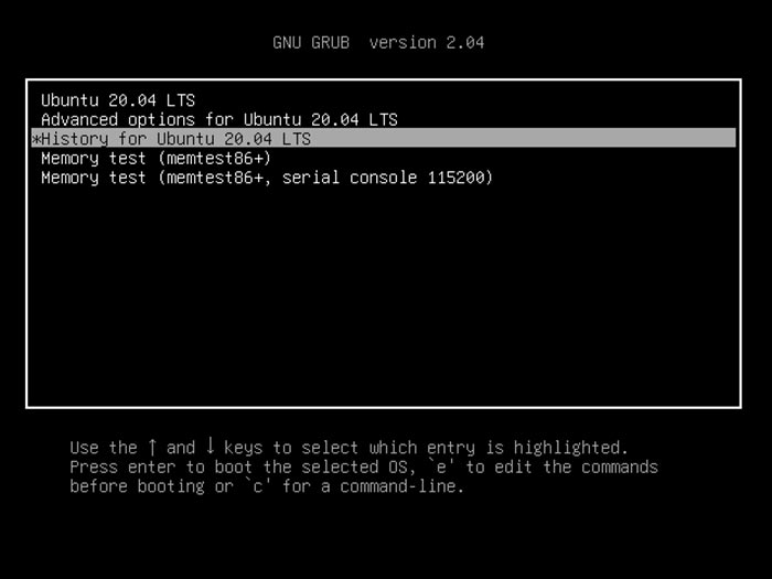 Easy Ubuntu 20 04 Zfs Instantáneas Historial de Grub