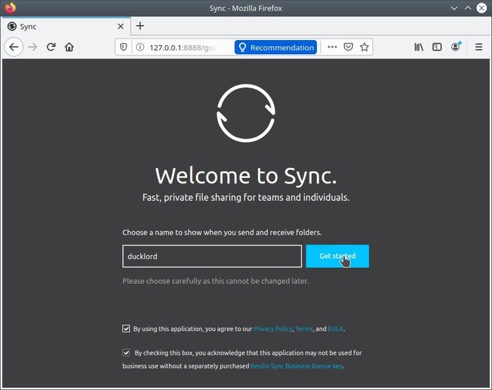 Comparte en cualquier lugar con Sync Comenzar