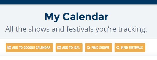 Agregar Google Calendars Opciones de calendario de Jambase