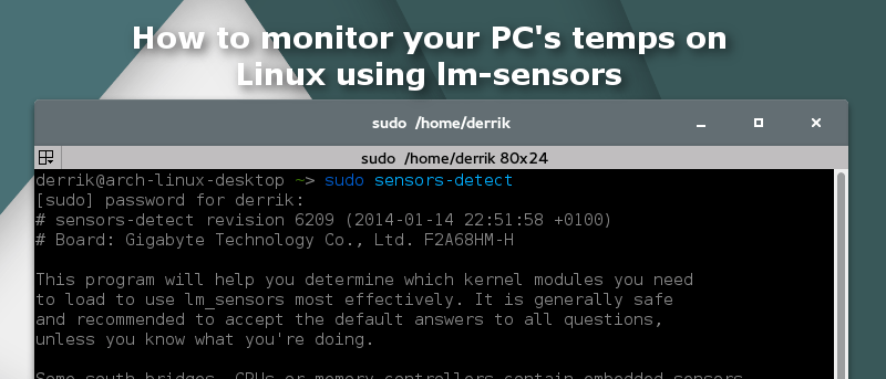 How to Monitor Your PC's Temps on Linux Using lm-Sensors