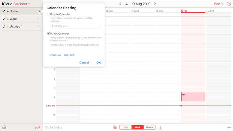 Icloud Android Calendario Público