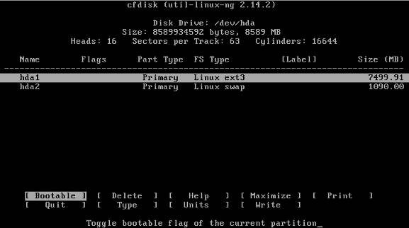 slackware13-cfdisk