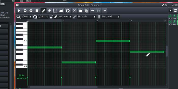 Lmms Canción Piano Roll Notas 2