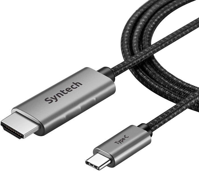 Conecte el teléfono Iphone a la TV Usb C al cable HDMI