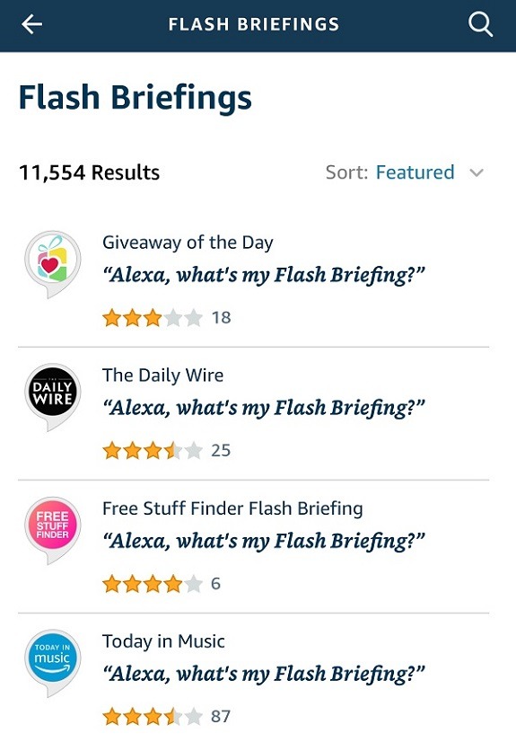 Cómo personalizar Amazon Alexa Flash Briefing Flash Briefing