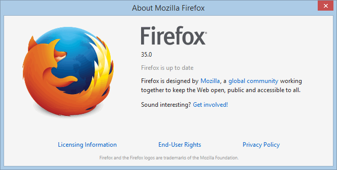 Versión FA-Firefox