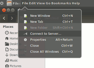 owncloud-nautilus-conectar-al-servidor