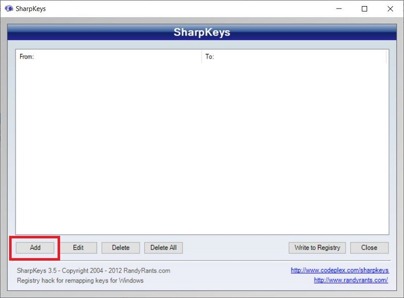 Sharpkeys Desactivar tecla de Windows