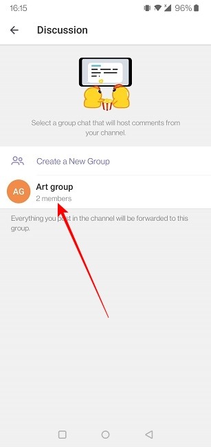 Telegram Channel Mobile Add Group