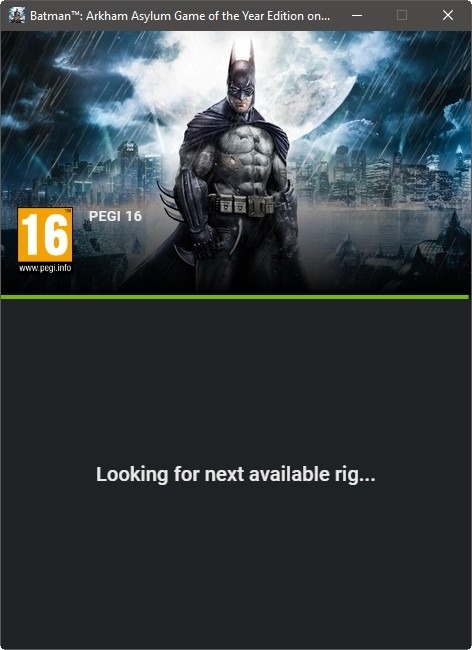 Lista de espera de transmisión de juegos de Geforce Now